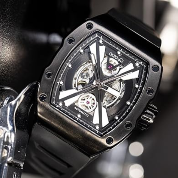 OLTO-8 Tonneau Édition Limitée Montre Automatique pour Hommes Top Marque de Luxe Montre Outdoor 2023