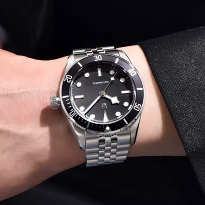 PAGANI DESIGN BB58 Jubilé Bracelet de Luxe Montre Automatique Hommes NH35 Affaires Mécanique Étanche 100M